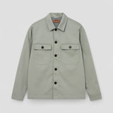 Matteo Soft Overshirt - Menthol Green