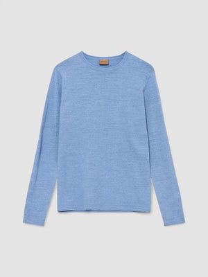 Kasey Flame Knit - Clear Blue Melange