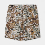 Holt Sun Linen Shorts - Foss Green