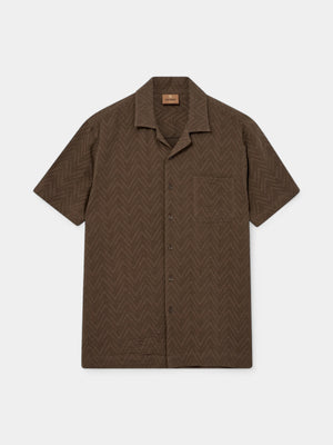 Marco Cuban Rosacel Shirt - Brown