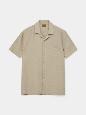 Marco Cuban Rosacel Shirt - Warm Beige