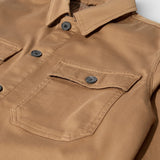 Matteo Soft Overshirt - Toasted Coconut