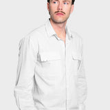 Seersucker Shirt - White
