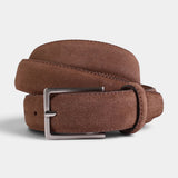 Suede belt 30mm - Brown