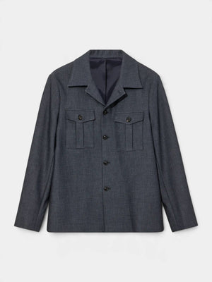 Jacob Deflex Overshirt - Navy