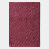 Polka dot wool scarf - Bordeaux