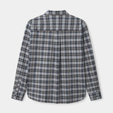 Sven Crepe Shirt – Blue Check