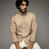 Theo Linen Shirt - Beige