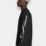 Waffle LS Tee - Sort