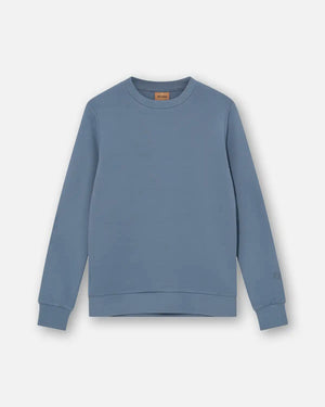 Abel Crew Neck Sweat - Ocean Blue