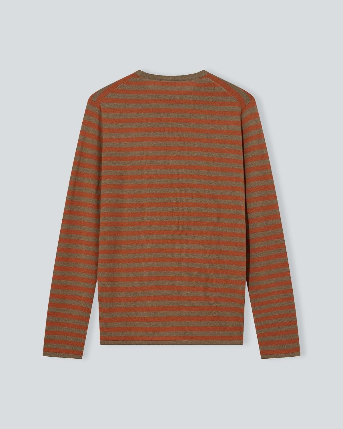 Adam Soft Stripe Knit - New Sand - Mos Mosh Gallery - Kul og Koks