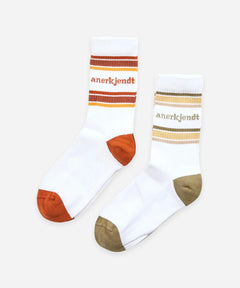 Aktennis Socks3 2pack - Multi - Anerkjendt - Kul og Koks
