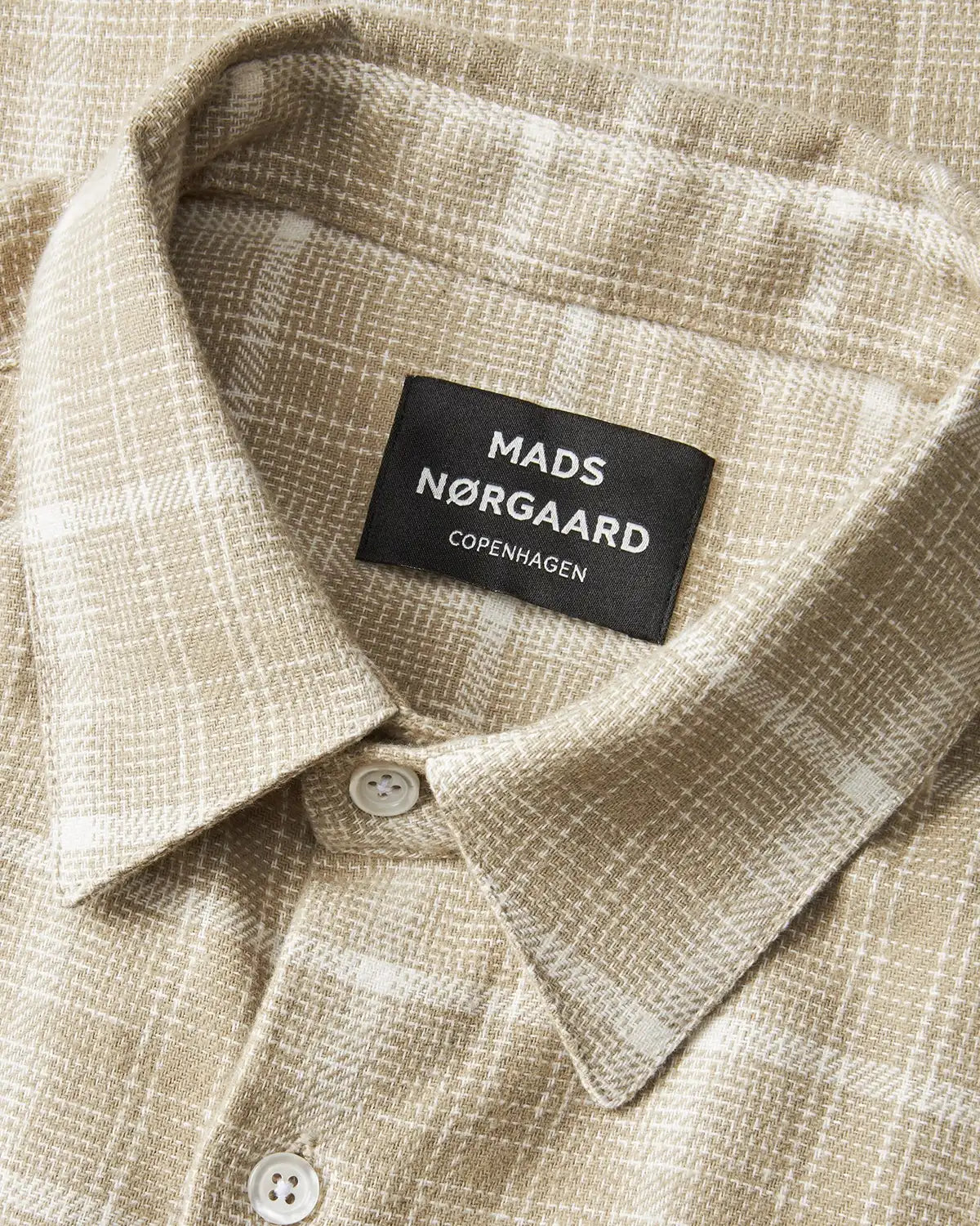 Alaska Flannel Sune Shirt - Vanilla Check