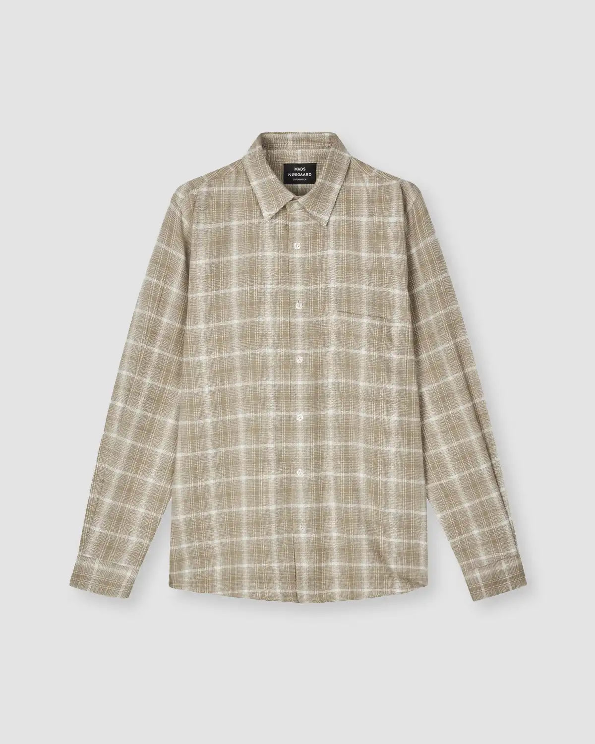 Alaska Flannel Sune Shirt - Vanilla Check