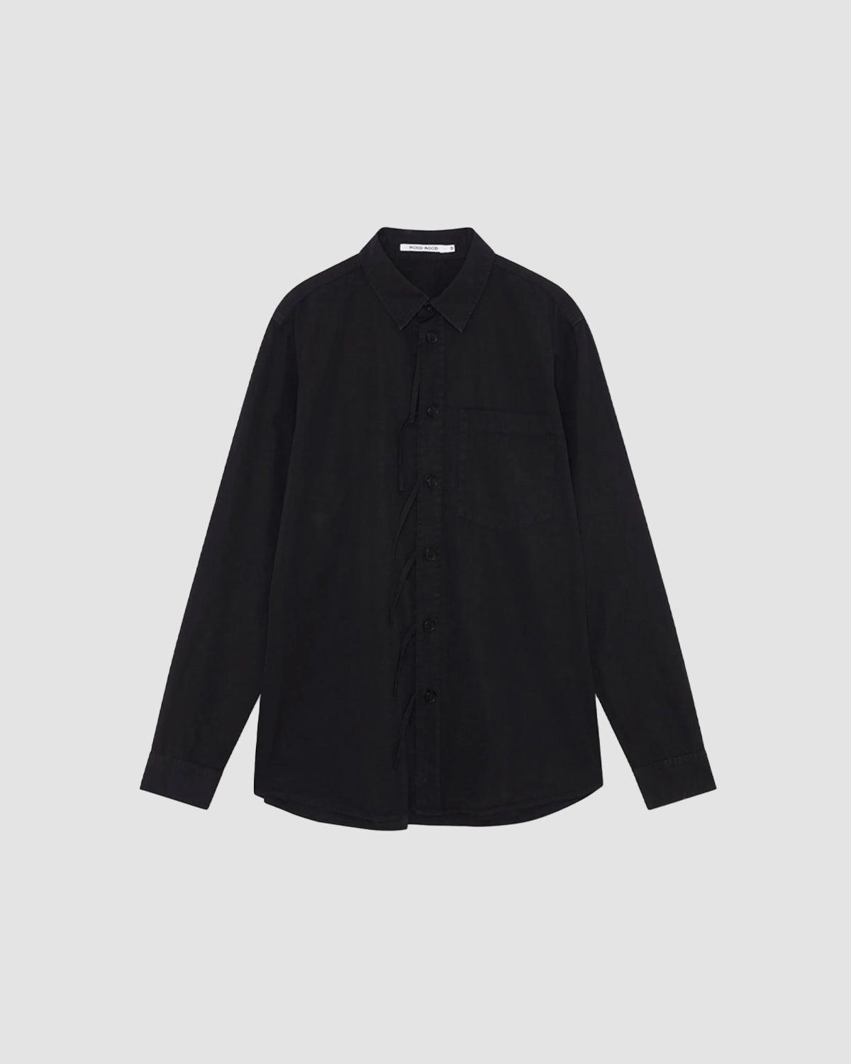 Aster Shirt - Black - WOOD WOOD - Kul og Koks