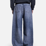 Baggy Denim Jeans - Dirty Blue