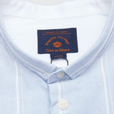 Basso Hackney Shirt - Blue Stripe - Blue de Genes - Kul og Koks