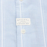 Basso Hackney Shirt - Blue Stripe - Blue de Genes - Kul og Koks