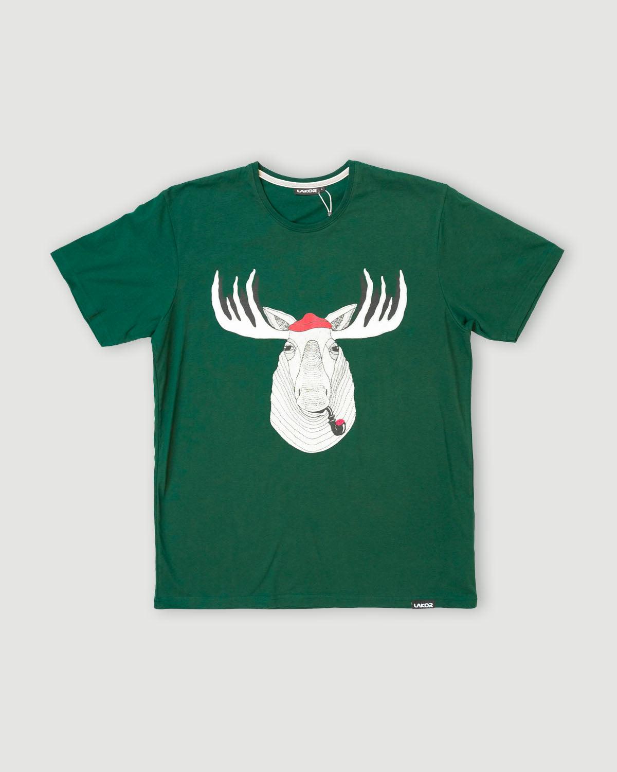 Big Moose Tshirt - Green - Lakor - Kul og Koks