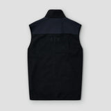 Blocked Fleece Vest - Black