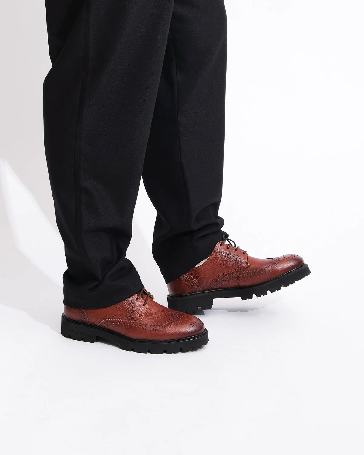 Lightweight Derby Brogue - Cognac