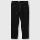 Canvas Carpenter Pants - Black - BLS HAFNIA - Kul og Koks