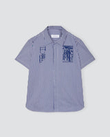 Carbon 2329 Shirt - Dark Navy Stripe - Libertine-Libertine - Kul og Koks