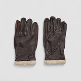 Connexion Tie Gloves - Brown