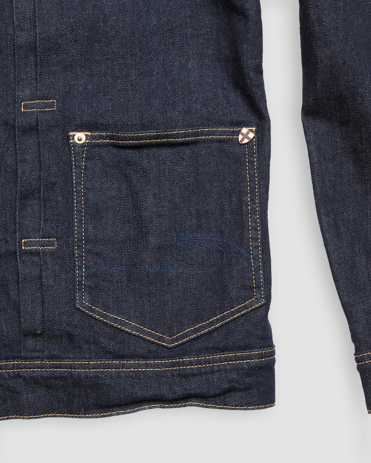 Cosimo Trucker Jacket - Dark Denim