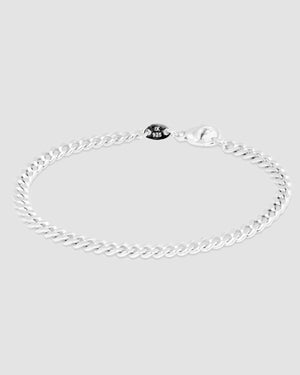 Curb Bracelet - Sølv