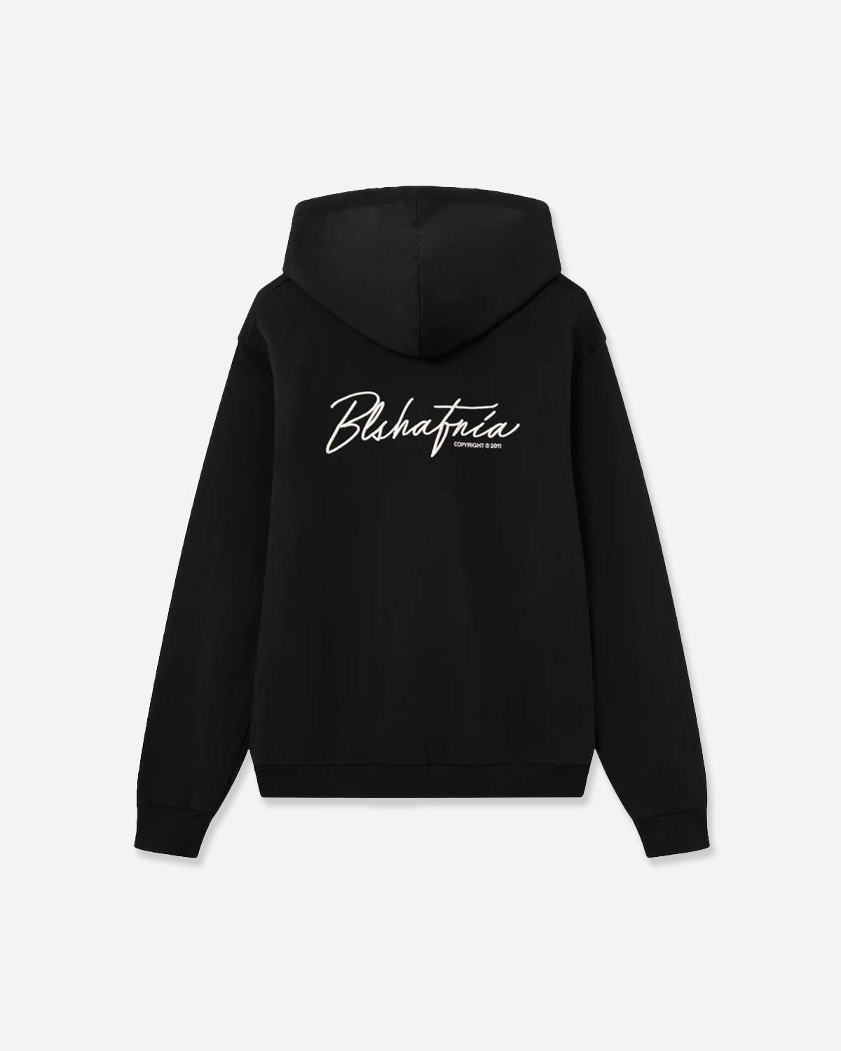 Cursive Hoodie - Black - BLS HAFNIA - Kul og Koks