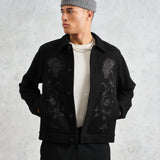 Elm Jacket - Black Floral Print