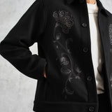 Elm Jacket - Black Floral Print