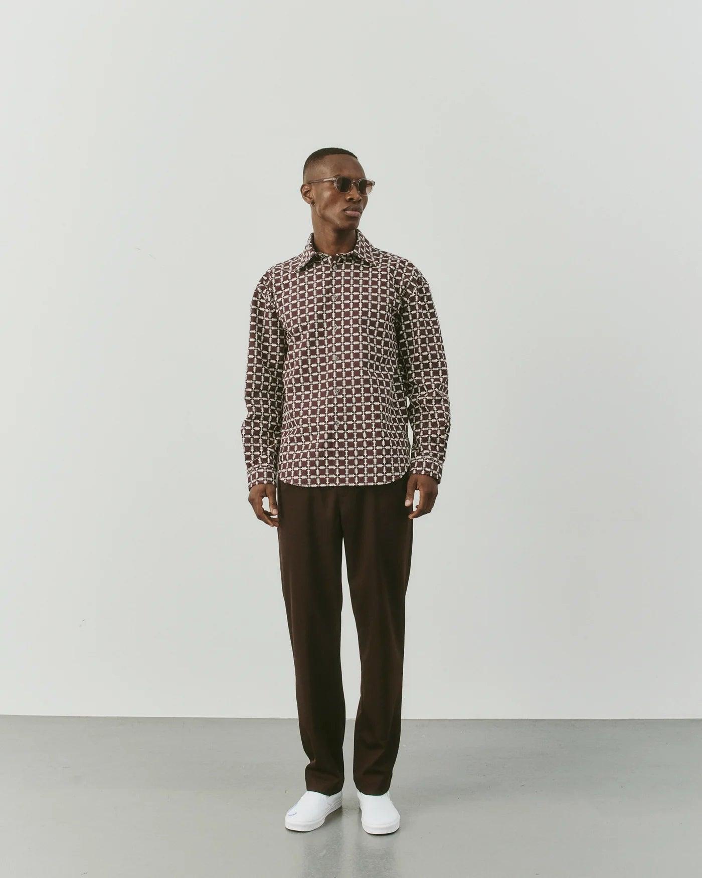 Empire 2376 Shirt - Maroon - Libertine-Libertine - Kul og Koks