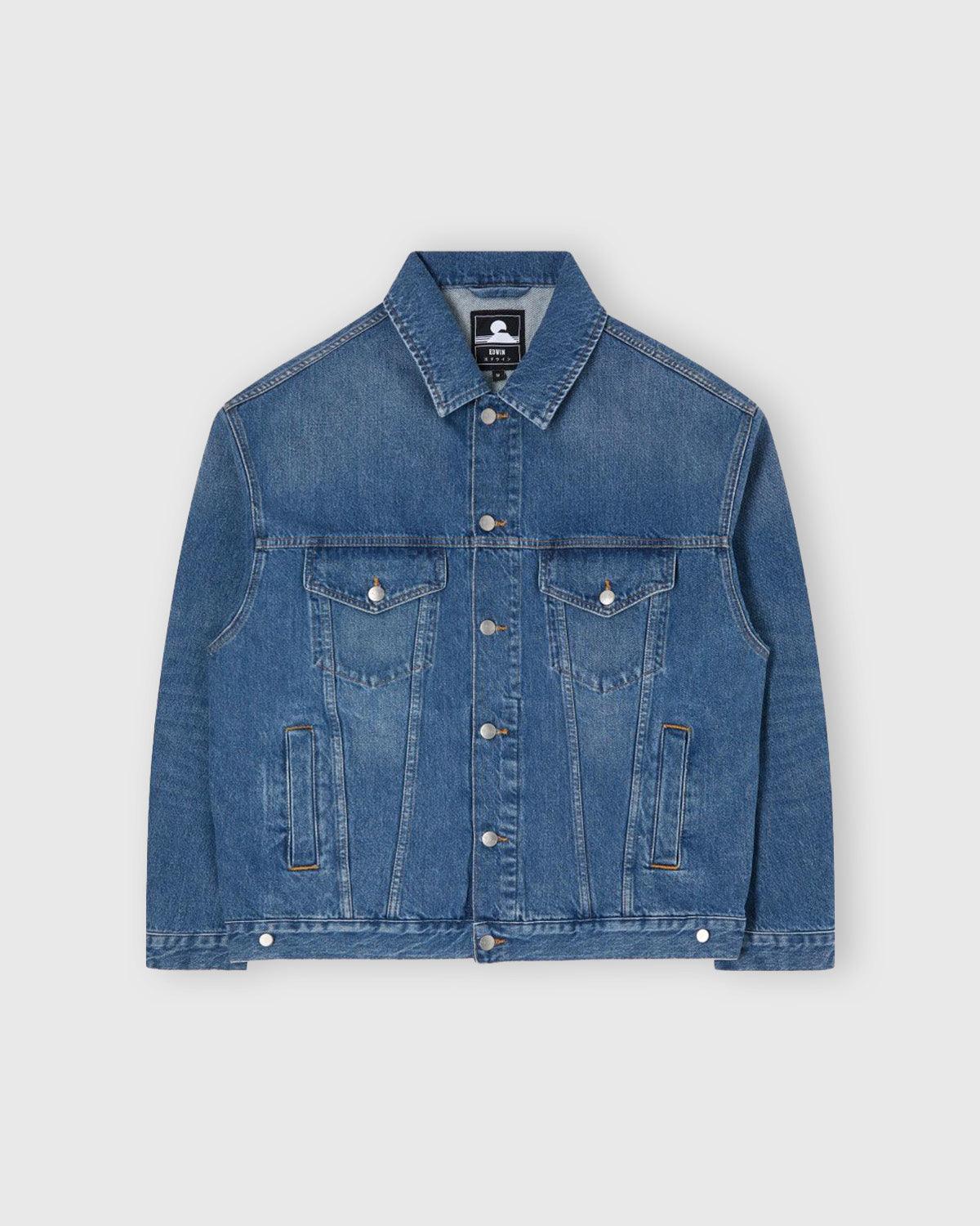 EU-Trucker Jacket - Denim Blue - EDWIN - Kul og Koks