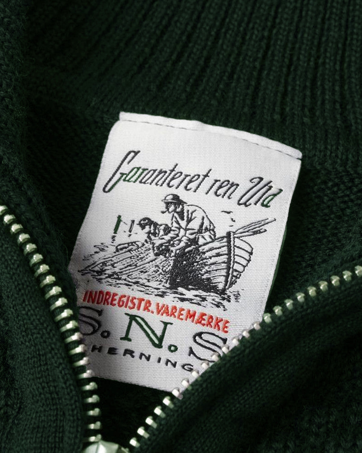 Fisherman Full Zip - Thunder Green