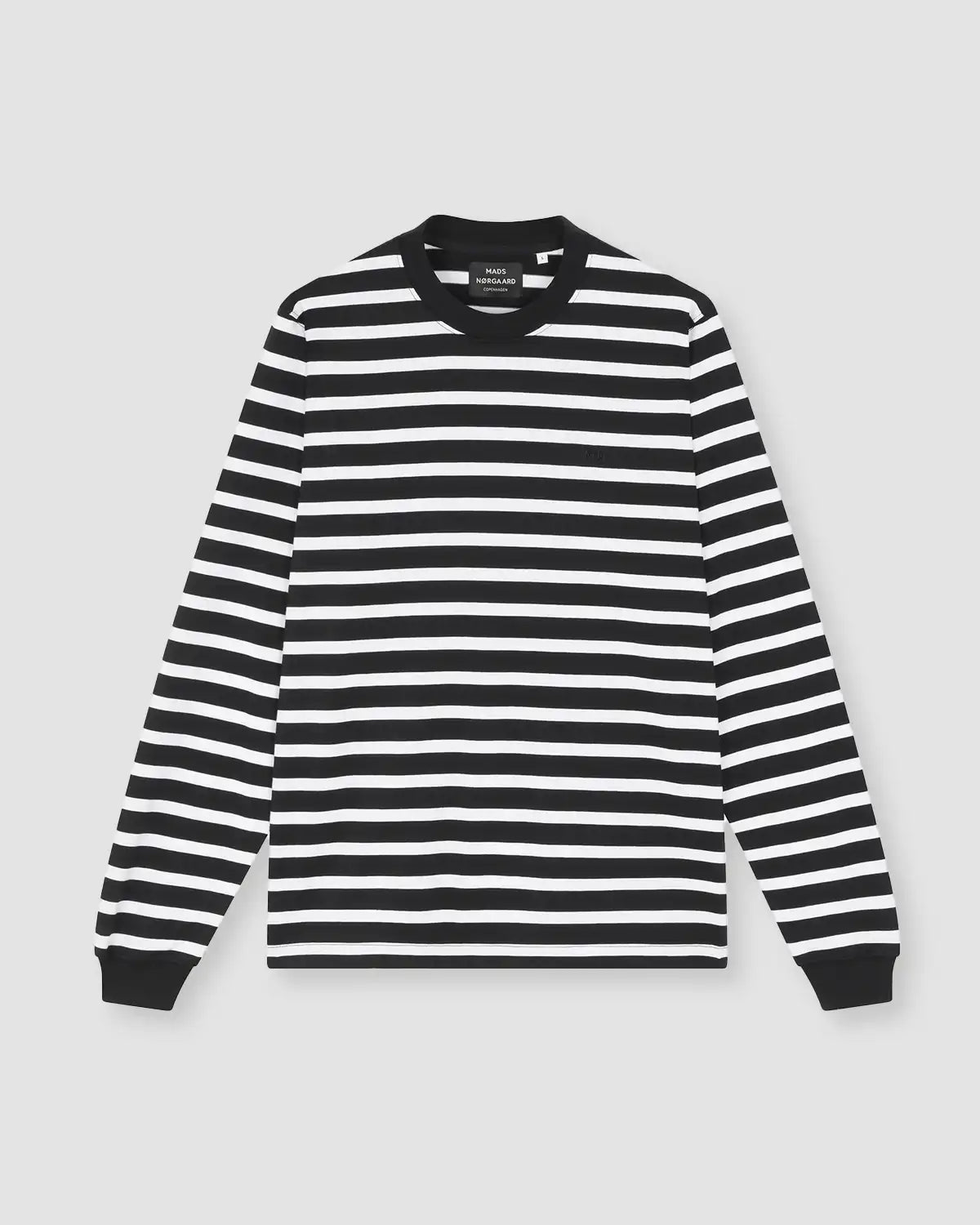 Cotton Jersey Frode LS Tee - Stripe