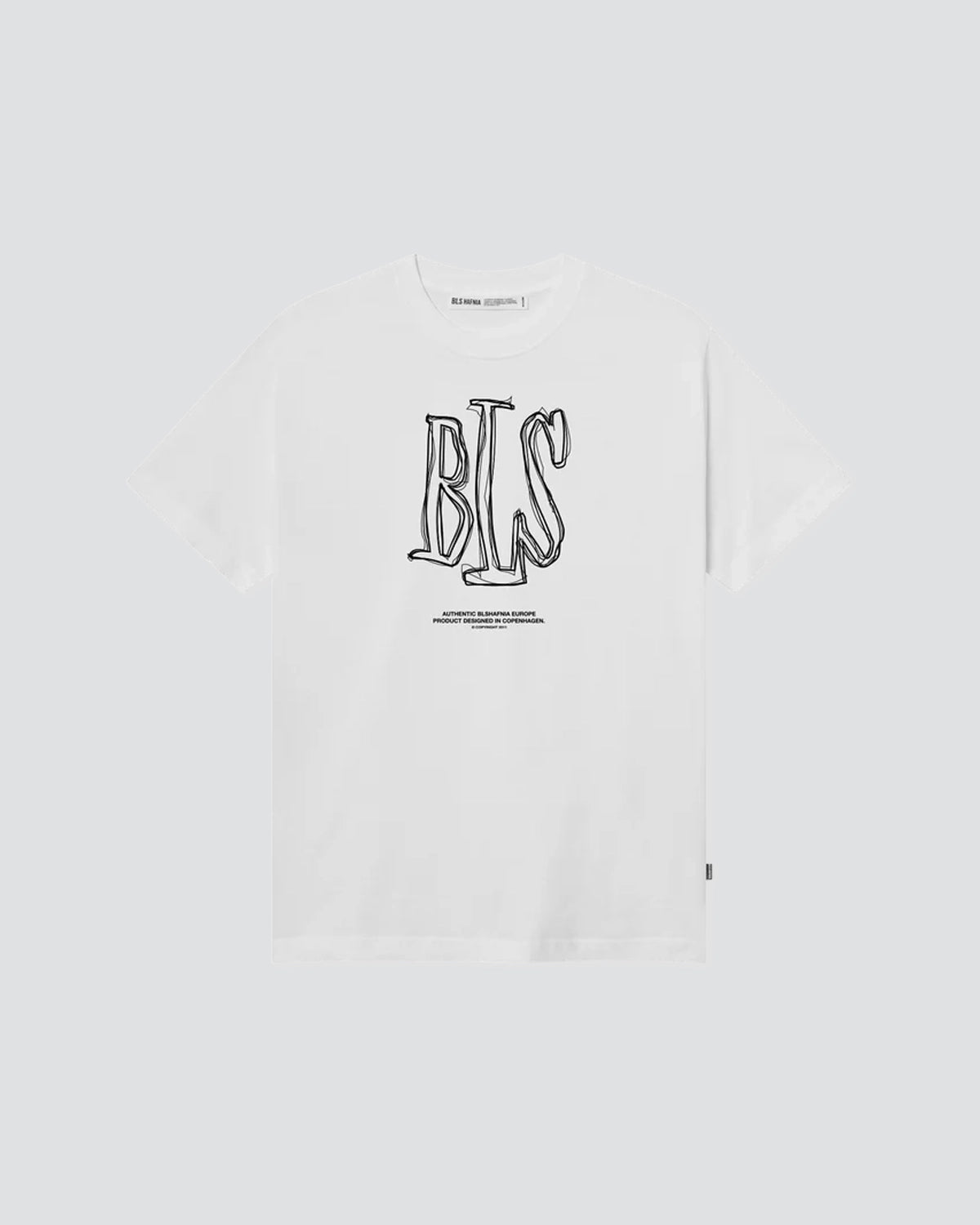 Handwritten Capital Tee - White