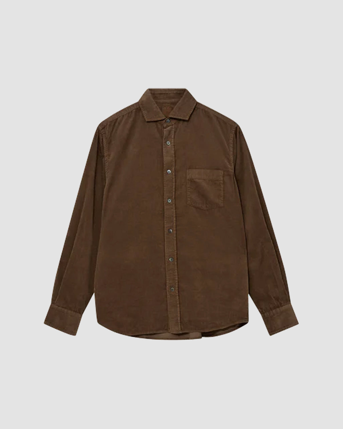 Alden Corduroy Shirt - Brown Latté