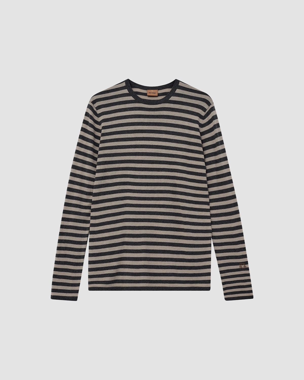 Adam Soft Stripe Knit - Charcoal