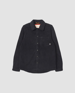 3118 Fleece Overshirt - Black