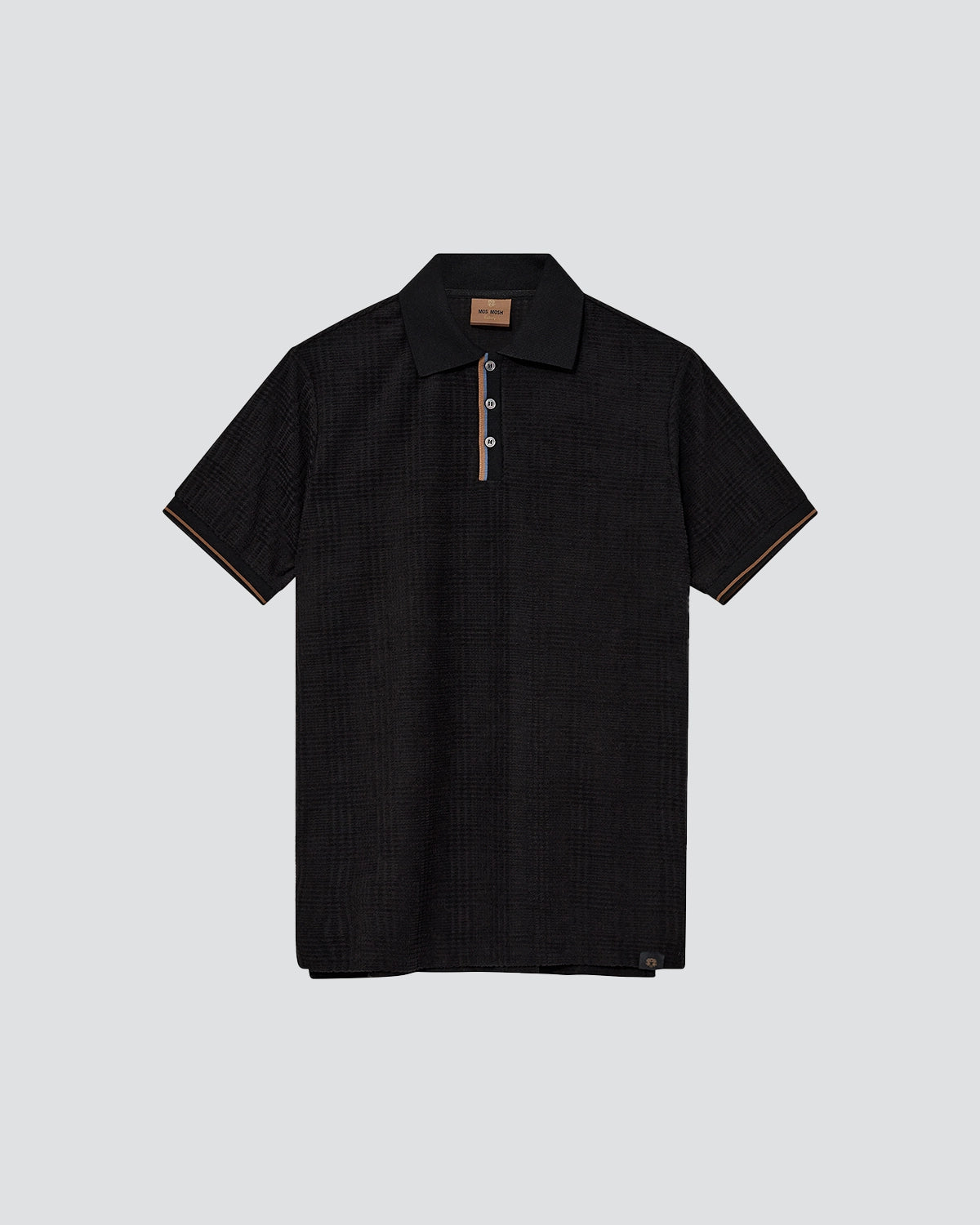 Roma SS Split Polo - Sort