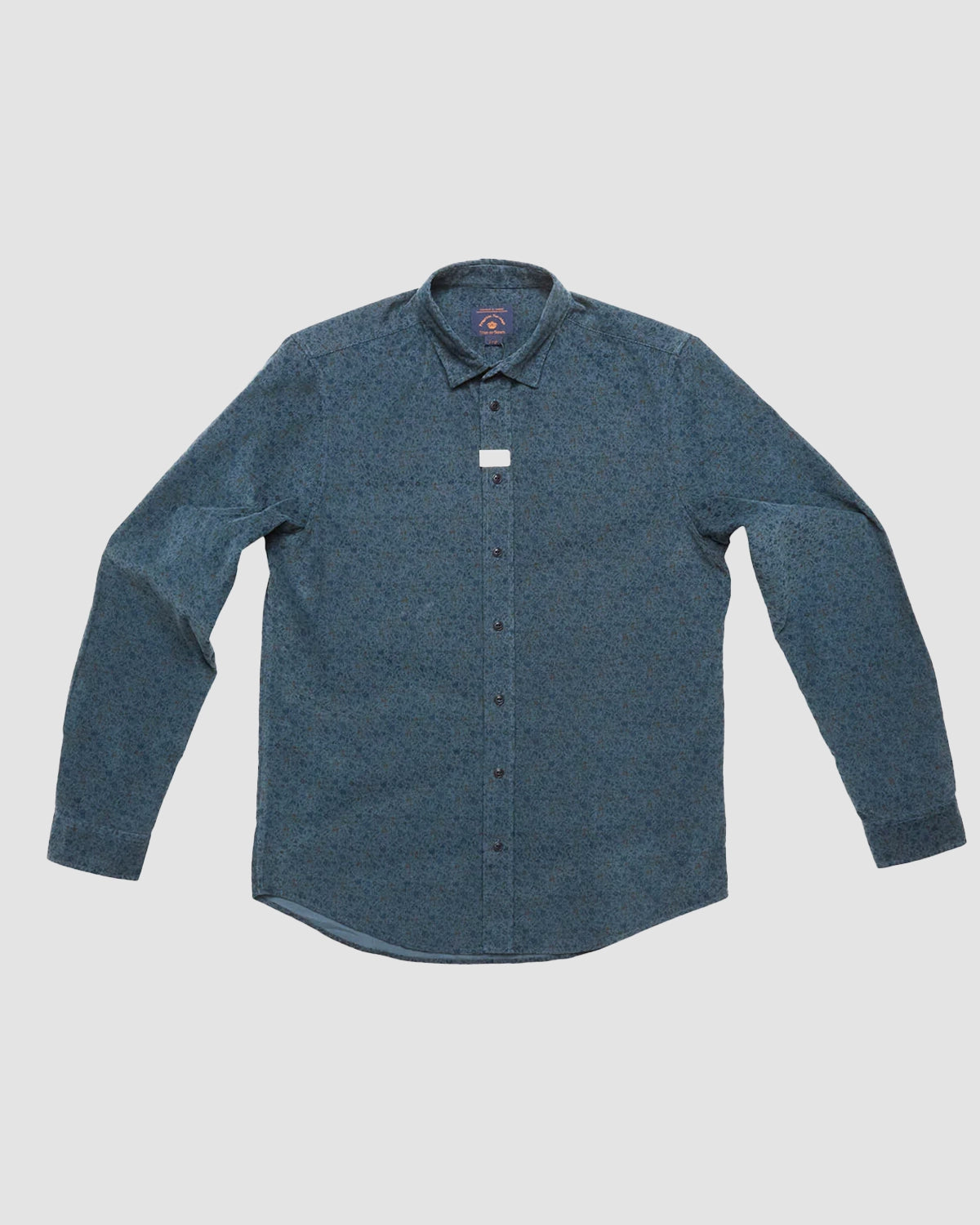 Enrico Cord Shirt - Blue Pattern