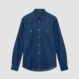 Gibson Spring Overshirt - Denim - Mos Mosh Gallery - Kul og Koks