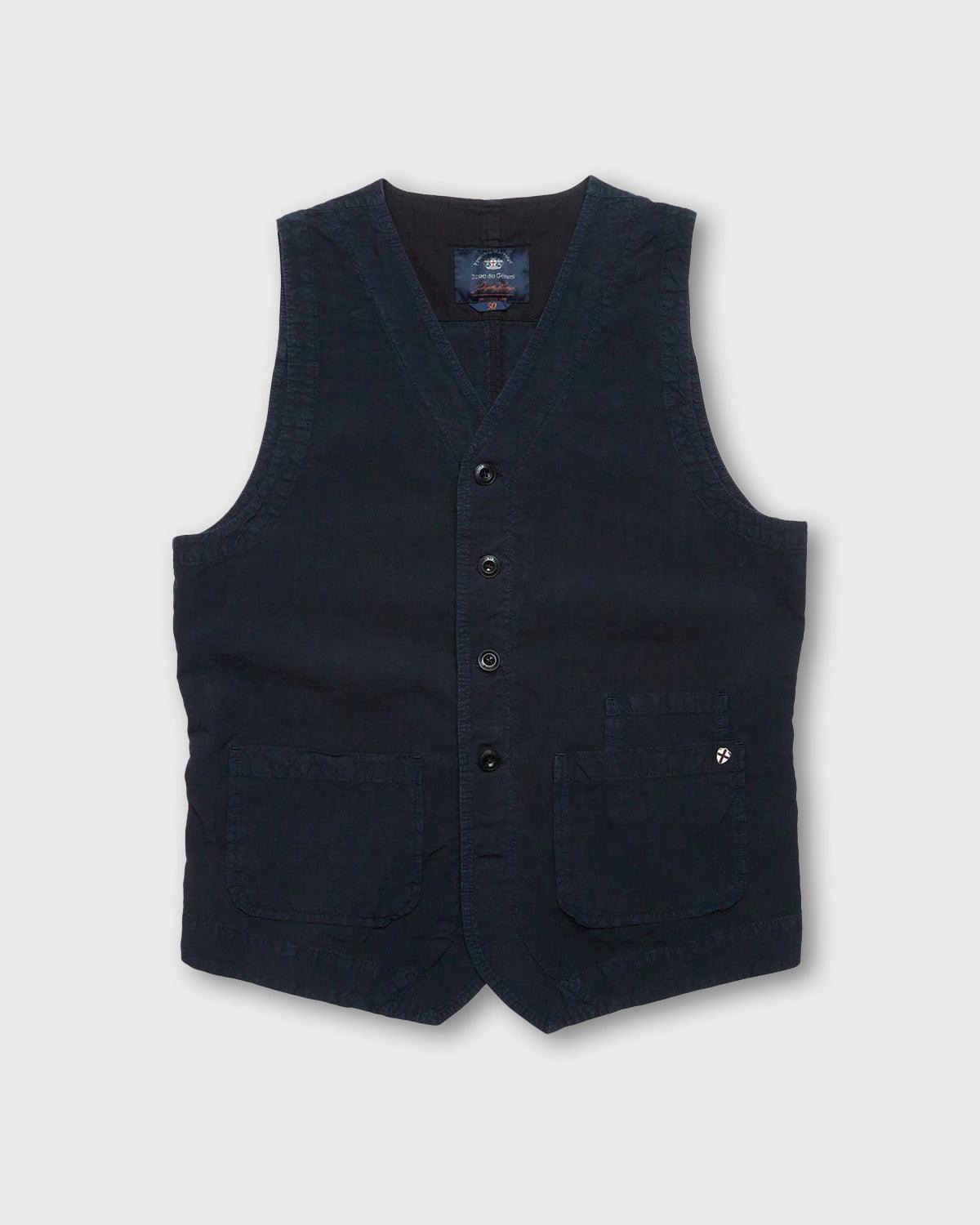 Gilmore Metz Gilet - Dark Navy - Blue de Genes - Kul og Koks