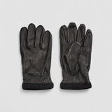 Goat Nappa Gloves - Black