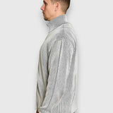 Full Zip Knit - Striped