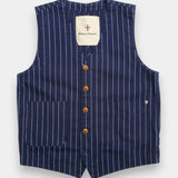 Lumen Toll Gilet - Navy Stripe