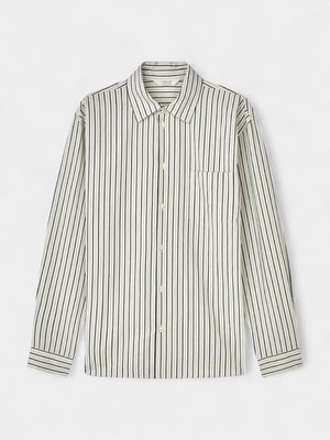 Record Shirt - Black Stripe