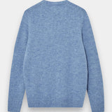 Carlos Crewneck Knit - Light Blue Melange